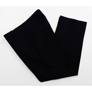 Banana Republic Men Pants, Size 35 x 32, Blue Stripe, 99% Wool, 1% Other